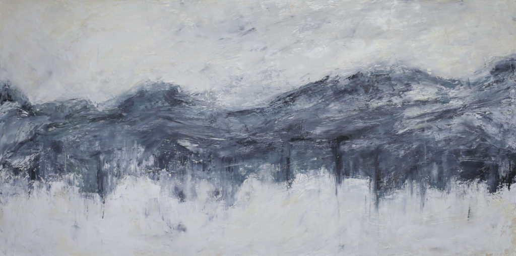 Indigo Mountain | 48 x 24"